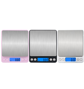 เครื่องชั่งดิจิตอลแบบพกพาขนาดเล็ก ความแม่นยำ 500 กรัม * 0.01 กรัม วัสดุ ABS+สแตนเลส ใช้แบตเตอรี่/ชาร์จ USB ได้ - Product Image 5