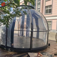 Tente dôme géodésique transparente, imperméable, insonorisée, de haute qualité, facile à installer, pour événements extérieurs, camping, glamping, maison bulle