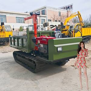 Venta directa de fábrica Mini portador de orugas de goma Transporter Dump en precio razonable - Product Image 5