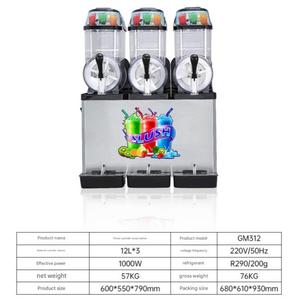 Máquina de Bebidas Congeladas, Dispensador Comercial de Granita de 2 Tanques para Cócteles y Mocktails - Product Image 4