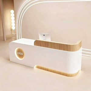 Company Front <b>Desk</b> Reception <b>Desk</b> Welcome <b>Desk</b> High end Simple Modern Store Beauty Salon <b>Small</b> Counter - Product Image 6