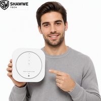 Système d'alarme de sécurité domestique à bas prix avec capteurs de mouvement PIR, Wi-Fi et GSM pour la détection d'incendie dans les maisons intelligentes