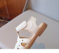 Sandal Putri Musim Panas yang Cantik untuk Anak Perempuan, Desain Bunga yang Lucu, Sandal Pesta Grosir, Sepatu Anak-anak