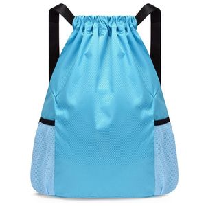 Sac à dos de sport portable à cordon de serrage, anti-éclaboussures, avec logo personnalisé, pour hommes, femmes et jeunes, idéal pour le campus - Product Image 2