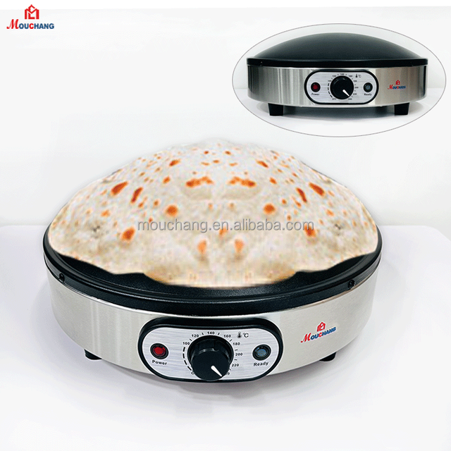 Factory Price 16 Inch Electric Saj Bread Maker with Non-stick Plate with Stainless Steel Body