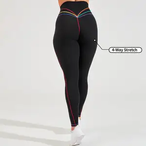 2022 Groothandel Dames Workout Running Bulk Vlakte Yoga Broek Leggings Vrouwen Yoga Legging