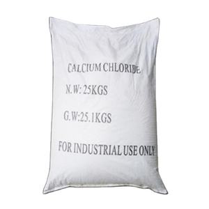 كلوريد الكالسيوم عالي الجودة بسعر تنافسي 94% عامل معالجة رقم CAS 10043-52-4 حبيبات بيضاء - Product Image 1