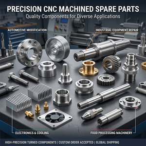 Pièces de rechange usinées CNC sur mesure <span class=keywords><strong>OEM</strong></span>, pièces CNC de précision 5 axes pour la réparation d'équipements automobiles, le refroidissement électronique et l'industrie - Product Image 1