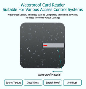 13.56MHZ 125KHZ akıllı IC kimlik çipi erişim kontrol sistemi kart okuyucu IP68 su geçirmez - Product Image 6