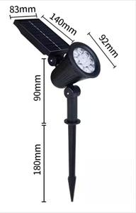 Projecteur <span class=keywords><strong>solaire</strong></span> LED pour allée extérieure, <span class=keywords><strong>interrupteur</strong></span> à induction, éclairage 6-12h, lumière du jour 6000K, indice de protection IP65 pour pelouse, jardin, patio - Product Image 3