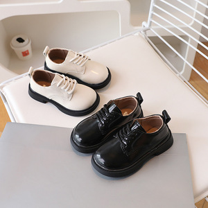 Chaussures unisexes pour enfants, printemps 2025, nouvelles chaussures en cuir pour garçons, performance, mode britannique, chaussures quotidiennes pour filles - Product Image 3