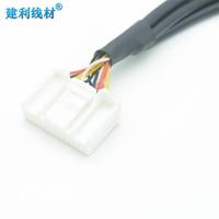 Câble adaptateur de tête d'aviation 16 broches 4 broches 4 broches pour système de caméra de véhicule Compatibilité multi-caméras MDVR/DVR Support pour automobiles