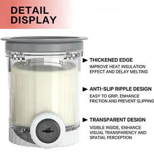 Nouveau récipient de stockage de crème glacée très vendu, compatible avec les récipients de crème glacée de la série NC700/701 avec couvercles - Product Image 2