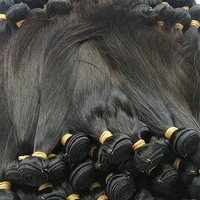Mavis – Cheveux Humains Bruts Vierge Remy Brésiliens et Vietnamiens Non Traités, Double Trame Faite à la Machine, Faisceaux de Qualité OEM Fiable pour la Communauté des Festivals