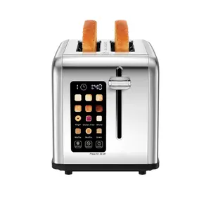 Timely Thawing and Heated Stainless Steel Smart Toaster Touch Screen Fully Automatic Bread Machine