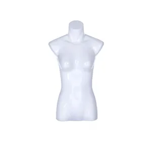 HPT04廉价一般尺寸塑料人体模型女性无头躯干人体模型