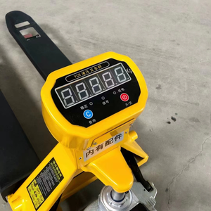 Transpaleta Manual Electrónica de 2t, Transportador de Carga, Elevador de Palets, Carretilla Manual para Mover Palets, Mide el Peso con Precisión - Product Image 5