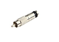 OFFRE SPÉCIALE 3 RCA À 3 RCA Audio Vidéo AV CÂBLE Audio Haut-Parleur En Laiton Broches Argent Nickel Placage RCA CONNECTEUR