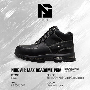 <b>Nike</b> Air Max Goadome Premium '<b>black</b> off Noir' Daily Wear Stylish Comfort Shoes Men Walking Sneaker - Product Image 6