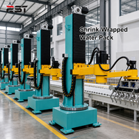Bras robotisé de palettisation entièrement automatique avec moteur de boîte de vitesses PLC et ventouse pour cartons, bouteilles d'eau, sacs et boîtes