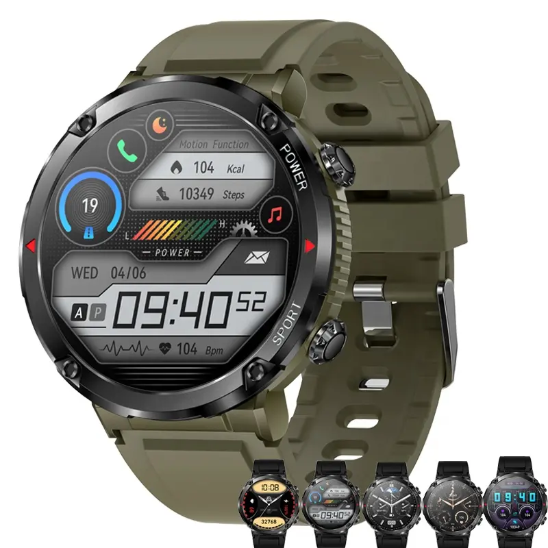 Best BT Calling Smartwatch 2023 IP68 Waterproof Round Fitness Tracker Smart Watch T30 Sport Reloj Inteligents Smartwatch for Men
