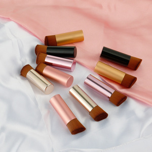 Venta caliente herramienta de belleza de <span class=keywords><strong>Base</strong></span> única Mini portátil oblicua cabeza plana <span class=keywords><strong>base</strong></span> de contorno líquido cepillo de maquillaje cosmético profesional - Product Image 6