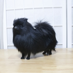 DL3639ตุ๊กตาสุนัขของเล่นสีขาวขนาดเท่าของจริงลูกสุนัขขนาดเล็ก - Product Image 3