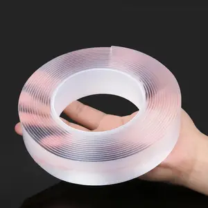 3 metros Nano cinta de doble cara resistente transparente lavable sin rastro Nano cinta adhesiva