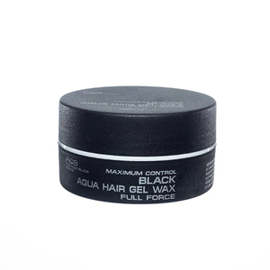 Cire coiffante professionnelle noire en gel formule barbier, contrôle maximal pour hommes et femmes - Product Image 5