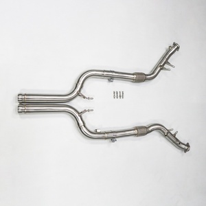 Downpipe d'échappement haute polyvalence pour Mercedes-Benz en acier inoxydable 304 pour W222 C217 S63 AMG 5.5 Biturbo - Product Image 2