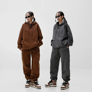 Sweat à capuche unisexe en coton 100% pour femme, tricoté, épais, respirant, 340 grammes, style décontracté, idéal pour l'hiver, prix fabricant bas - Product Image 5