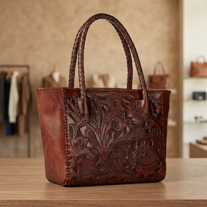 Sac à main en cuir véritable pour femme, élégant, avec bandoulière, fermeture éclair, durable, léger, imperméable, grande capacité 3L+ - Product Image 3