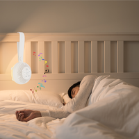 WN229 Lampe de nuit avec machine à bruit blanc, minuterie, enregistrement vocal, verrouillage enfant