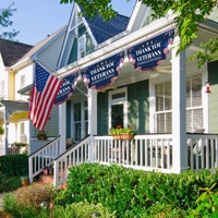 Drapeau personnalisé patriotique plissé en forme de demi-éventail, bannière de véranda pour le Memorial Day, avec inscription « Merci aux héros » et « Hommage aux services militaires »