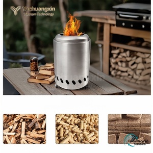 Estufa de Camping Moderna de Acero Inoxidable para Exteriores con Orificios de Ventilación para Leña, YACHUANGXIN VIETNAM YCX-09204 - Product Image 5