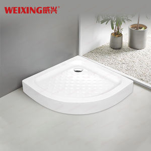 Nouveau design égouttoir d'angle <span class=keywords><strong>de</strong></span> style asiatique et africain receveur <span class=keywords><strong>de</strong></span> <span class=keywords><strong>douche</strong></span> en acrylique blanc - Product Image 2