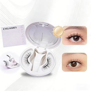 Faux <span class=keywords><strong>cils</strong></span> magnétiques souples de qualité supérieure avec applicateur, logo personnalisé, <span class=keywords><strong>cils</strong></span> magnétiques <span class=keywords><strong>sans</strong></span> <span class=keywords><strong>colle</strong></span> - Product Image 1