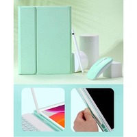 Casing Keyboard Nirkabel Pintar dengan Lampu Latar dan Tempat Pensil untuk iPad Mini 6 8.3 Inch, Koneksi Bluetooth Stabil