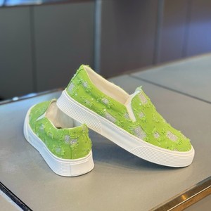 Zapatos Deportivos para Hombre con Cordones, Parte Superior de PU, Suela de PVC, Antideslizantes, Transpirables, Cómodos y Ligeros, con Diseño a Cuadros/Rayas/Dibujos - Product Image 2