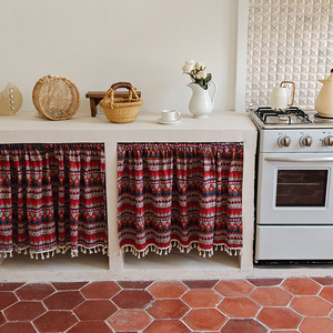 Vente en gros de rideaux décoratifs de style ethnique <span class=keywords><strong>Rideau</strong></span> de protection pour cloison d'<span class=keywords><strong>armoire</strong></span> de cuisine de luxe pour le salon - Product Image 1