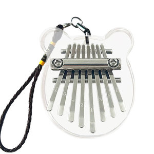 Venta al por Mayor de Mini Kalimba de 8 Teclas, Piano de Pulgar de Acrílico y Madera, Instrumento Musical de Percusión Orff para Niños, para Tocar y Presentar - Product Image 1