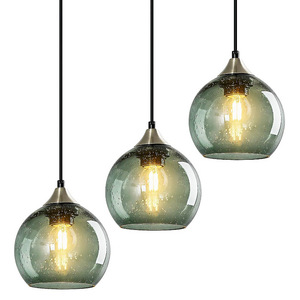 Pendant <b>Light</b> Glass Round E27 Incandescent <b>Bulb</b> Eye Caring For <b>Kitchen</b> Bar Bedroom - Product Image 5