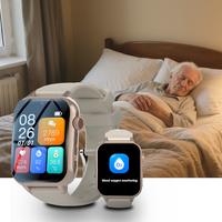 Pulsera Inteligente de Monitoreo Remoto para Ancianos, Reloj de Emergencia para Pacientes con Alzheimer y Demencia, Rastreador GPS y Teléfono de Emergencia SOS