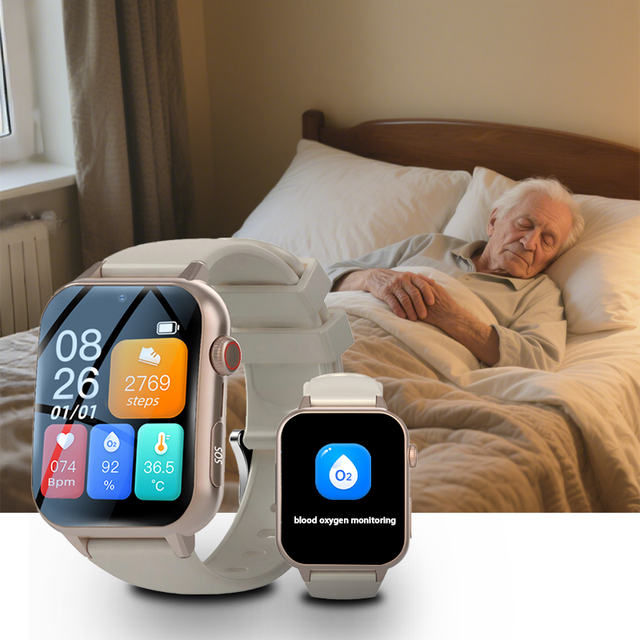 Remote Monitoring Elderly Emergency Bracelet Smart Watch Patients Alzheimer's Dementia Patients Emergency Phone Tracker Gps SOS