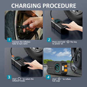 Новый многофункциональный автомобильный блок питания с пневматическим насосом и системой аварийного запуска высокой мощности - Product Image 5