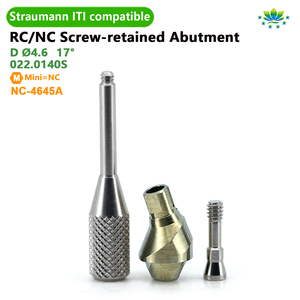 Straumann OEM ODM Multi Unit Butée coudée Titane Ensemble complet 17 ° 30 ° Piliers pour prothèse d'implant dentaire en stock 24H Navire - Product Image 3