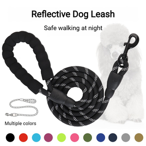 Nuovo Guinzaglio Rotondo Riflettente in Nylon per Cani <span class=keywords><strong>2026</strong></span> - Guinzaglio per Passeggiate Disponibile in Diverse Taglie e Colori - Product Image 2