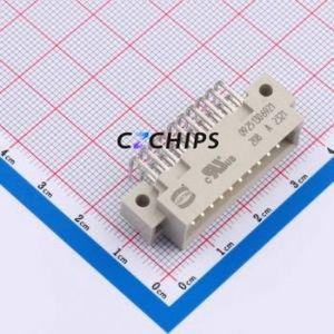 9251306921 Board-to-Board & Backplane Connector Bent Lead Through Hole,P=2.54mm Connector 2.54mm Right Angle Insert 3 Gold - Product Image 1