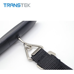 ट्रांसस्टेक डिजिटल हैंगिंग सामान पैमाने 50 किलोग्राम पोर्टेबल यात्रा उच्च गुणवत्ता वाले हल्के एयरलाइन बैगेज वजन एलसीडी डिस्प्ले प्लास्टिक - Product Image 4