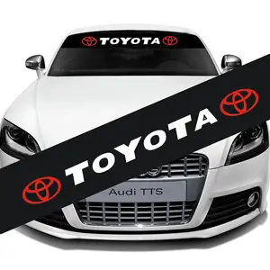 Sun Strip Visor Vinyl Decal Windshield Cast Film 3D Stickers